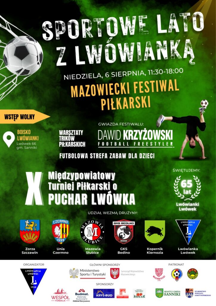 Plakat - Sportowe Lato z Lwówianką